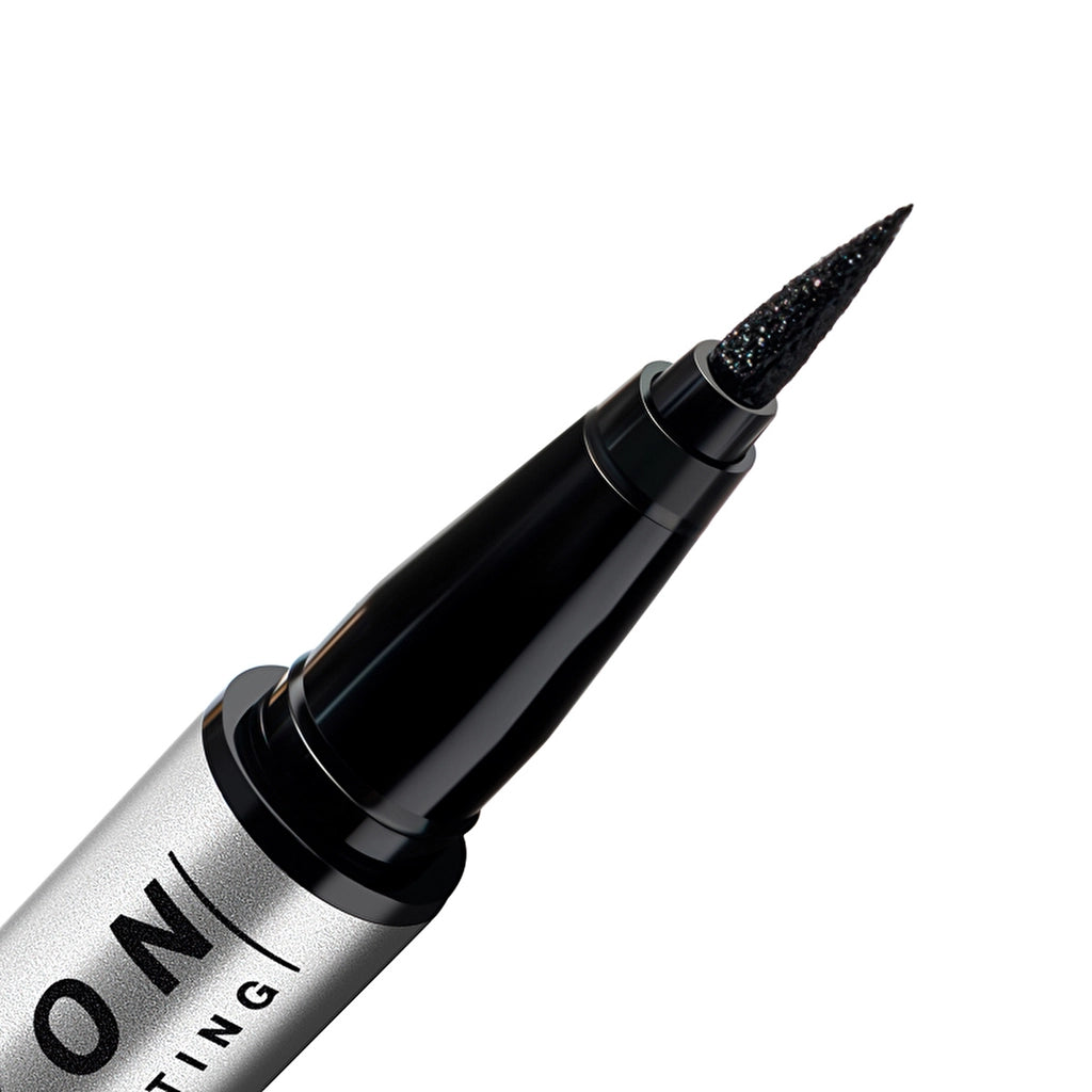 Influence Beauty Eyeliner Event Horizon 01 Cosmic Black - Long-Lasting Liquid Eyeliner with Matte Finish