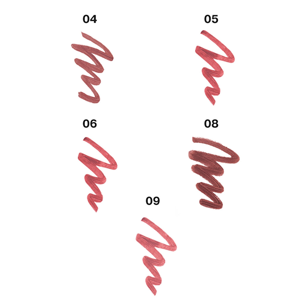 Love Generation Gel Lip Liner Lip Pleasure 06 Sly - Gel Lip Liner with Matte Finish
