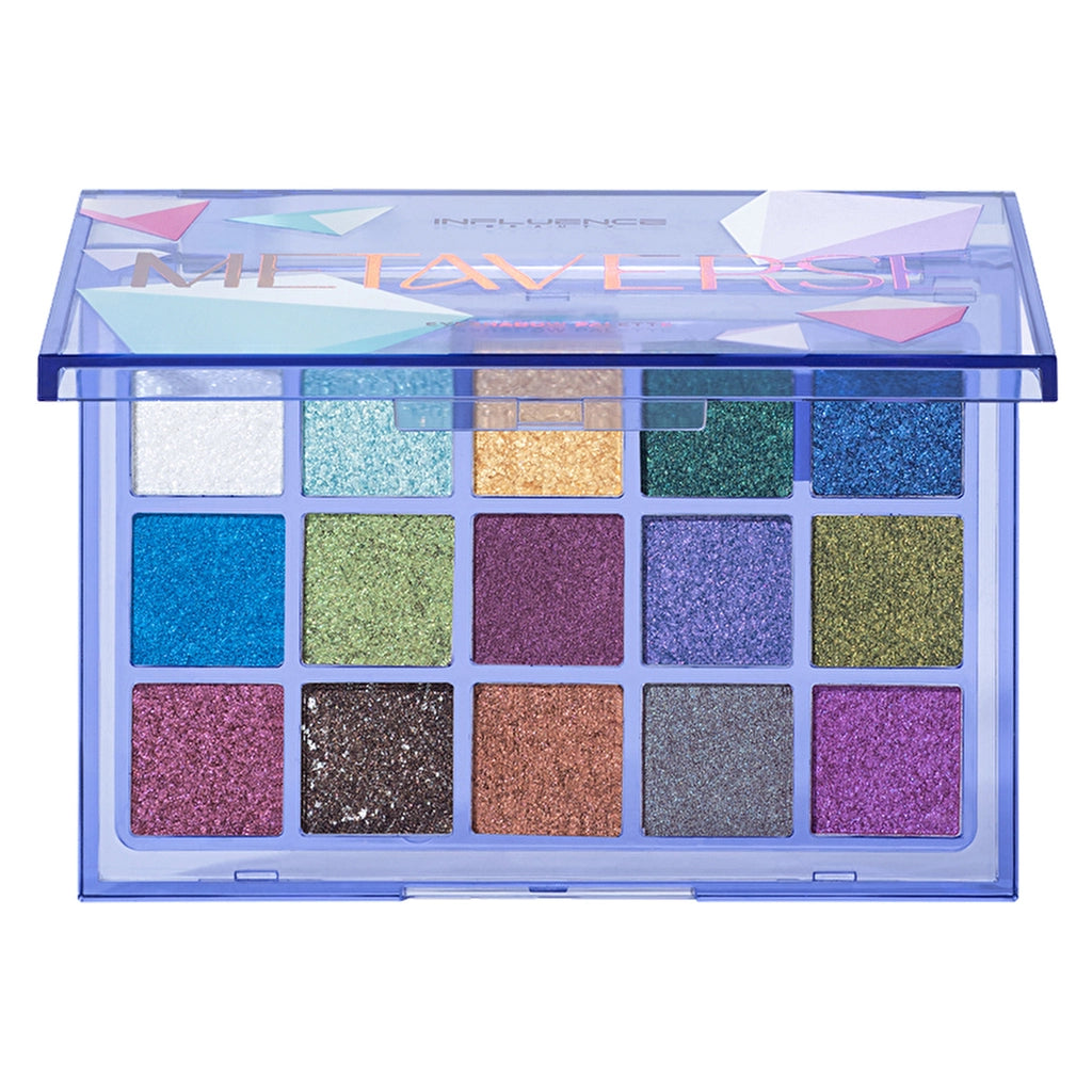Influence Beauty Eyeshadow Palette Metaverse 01 Virtual Reality - 9-Color Eyeshadow Palette with Futuristic Hues