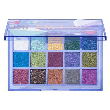 Influence Beauty Eyeshadow Palette Metaverse 01 Virtual Reality - 9-Color Eyeshadow Palette with Futuristic Hues