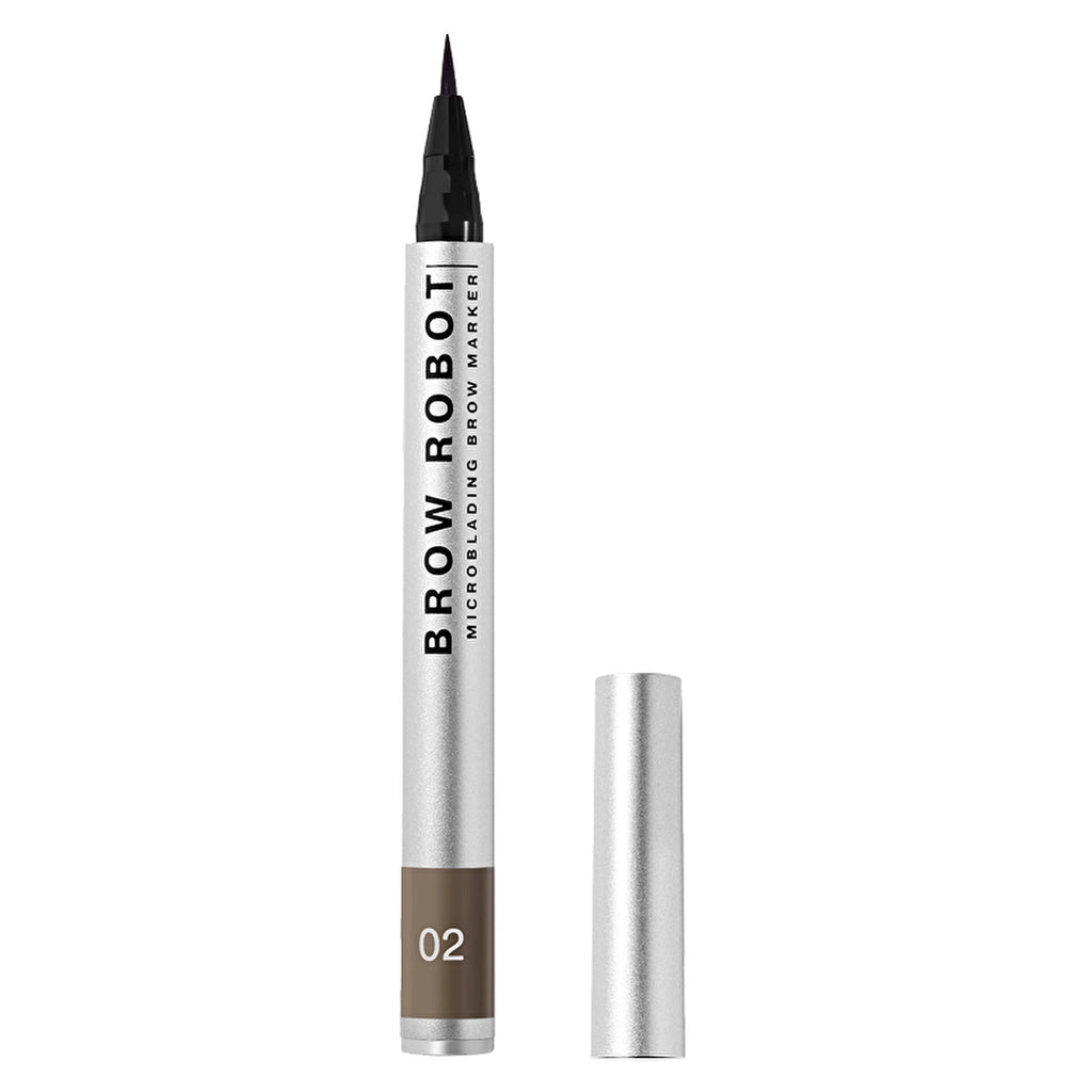 Influence Beauty Brow Marker Brow Robot 02 Taupe - Long-Lasting Brow Marker for Natural-Looking Brow
