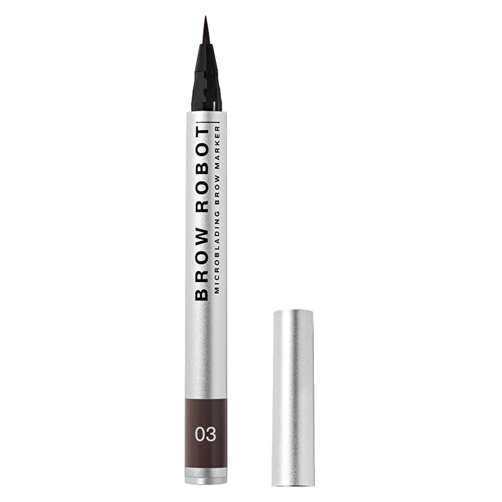 Influence Beauty Brow Marker Brow Robot 03 Espresso - Long-Lasting Brow Marker for Natural-Looking B
