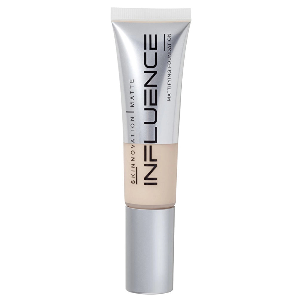 Influence Beauty Mattifying Foundation Skinnovation Matte 02 Ivory - Oil-Control Foundation with Matte Finish