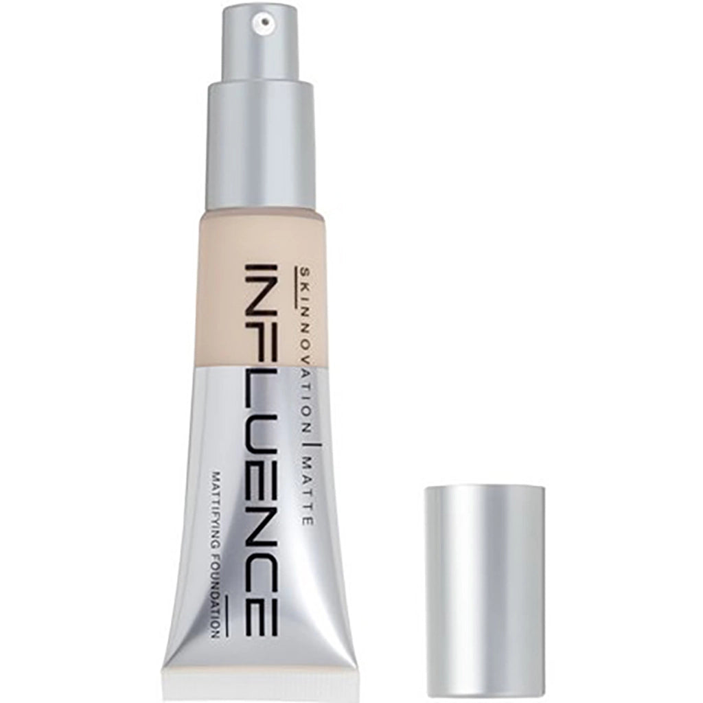 Influence Beauty Mattifying Foundation Skinnovation Matte 02 Ivory - Oil-Control Foundation with Matte Finish