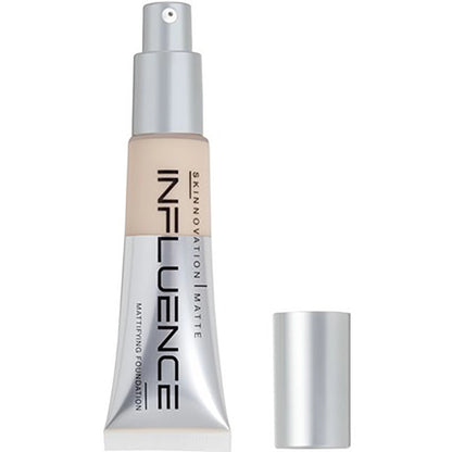 Influence Beauty Mattifying Foundation Skinnovation Matte 02 Ivory - Oil-Control Foundation with Matte Finish