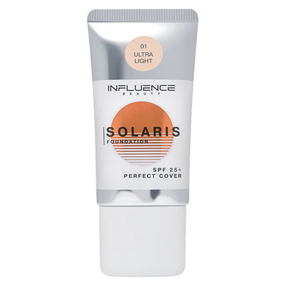 Influence Beauty Foundation SPF 25 Solaris 01 Light - Protective Foundation with Sun Protection Factor 25