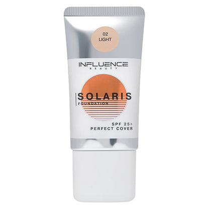 Influence Beauty Foundation SPF 25 Solaris 01 Light - Protective Foundation with Sun Protection Factor 25