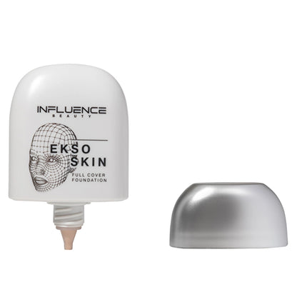 Influence Beauty Full Cover Foundation Ekso Skin 02 Sand - High-Coverage Foundation for Flawless Complexion