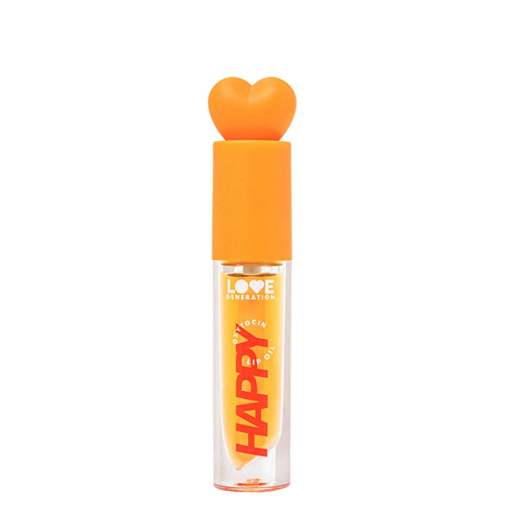 Love Generation Lip Oil Be Happy 02 Yellow - Nourishing Lip Oil with Glossy Finish