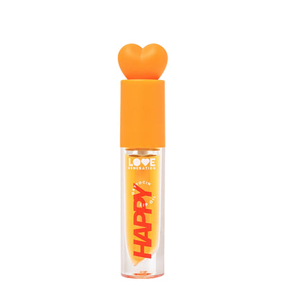 Love Generation Lip Oil Be Happy 02 Yellow - Nourishing Lip Oil with Glossy Finish