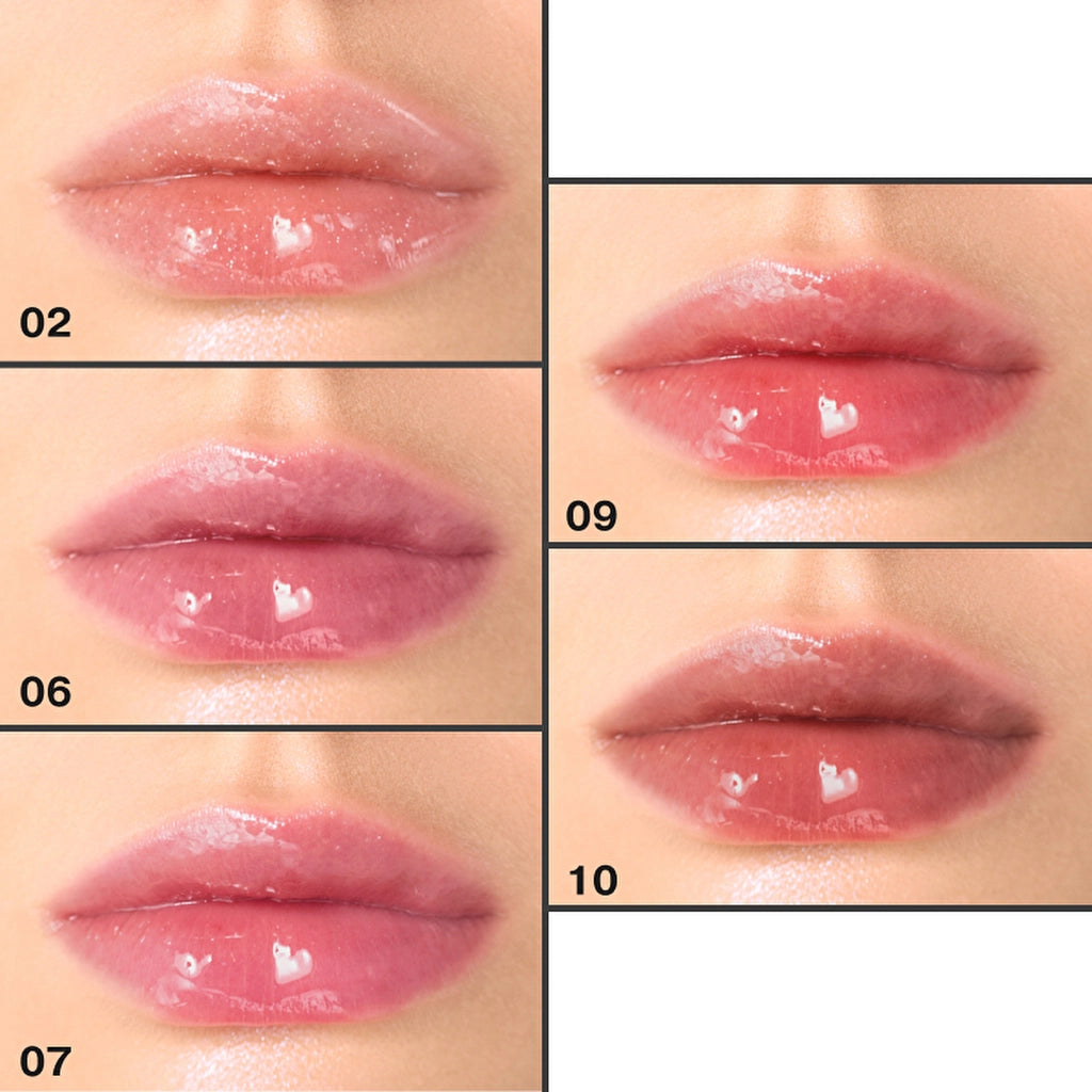 Influence Beauty Lip Gel Gloss Gloss-X 06 Soft Glitch Pink - High-Shine Gel Lip Gloss