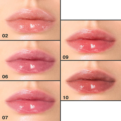 Influence Beauty Lip Gel Gloss Gloss-X 06 Soft Glitch Pink - High-Shine Gel Lip Gloss