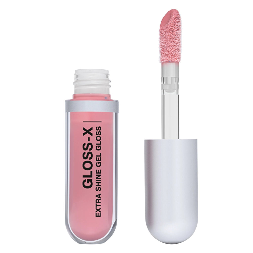 Influence Beauty Lip Gel Gloss Gloss-X 06 Soft Glitch Pink - High-Shine Gel Lip Gloss
