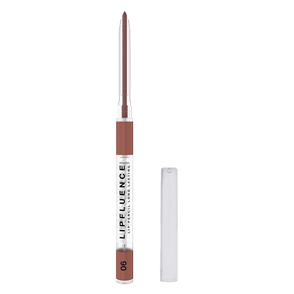Influence Beauty Automatic Lipfluence Lip Pencil 06 Brown Beige - Long-Lasting Matte Lip Liner