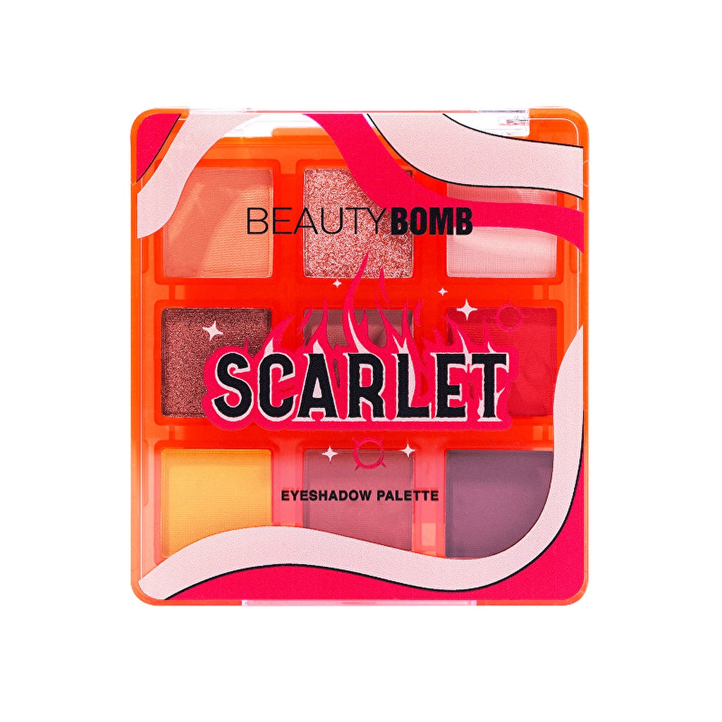 Beauty Bomb Eyeshadow Palette Scarlet