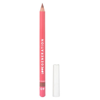 Love Generation Lip Pencil 09 She Is Hot - Long-Lasting Lip Liner