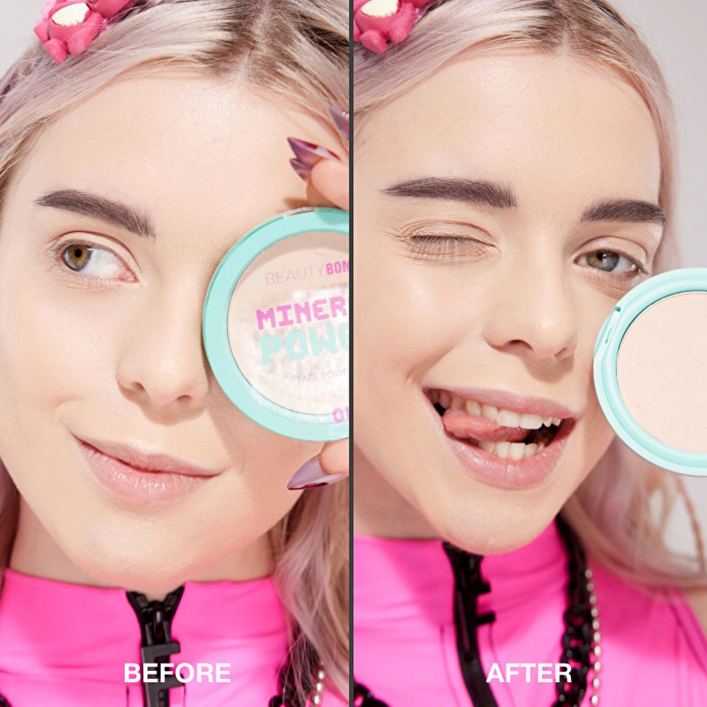 Beauty Bomb Mineral Powder 01 - Matte Finish Mineral Powder for Oily Skin