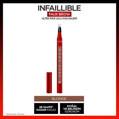 Loreal Paris Infaillible Faux Brow Ultra Fine Tip Eyebrow Pencil Dark Brunette