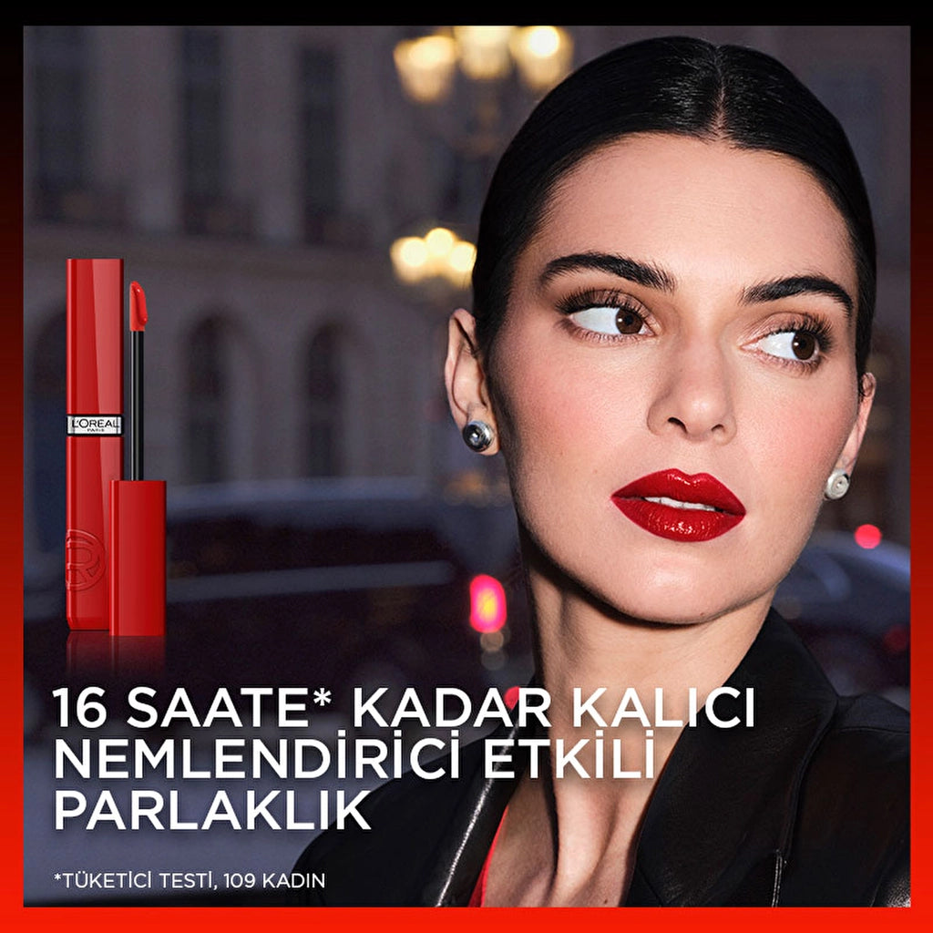Loreal Paris Infaillible Laque Resistance Liquid Shiny Lipstick 550 Noir Cherry