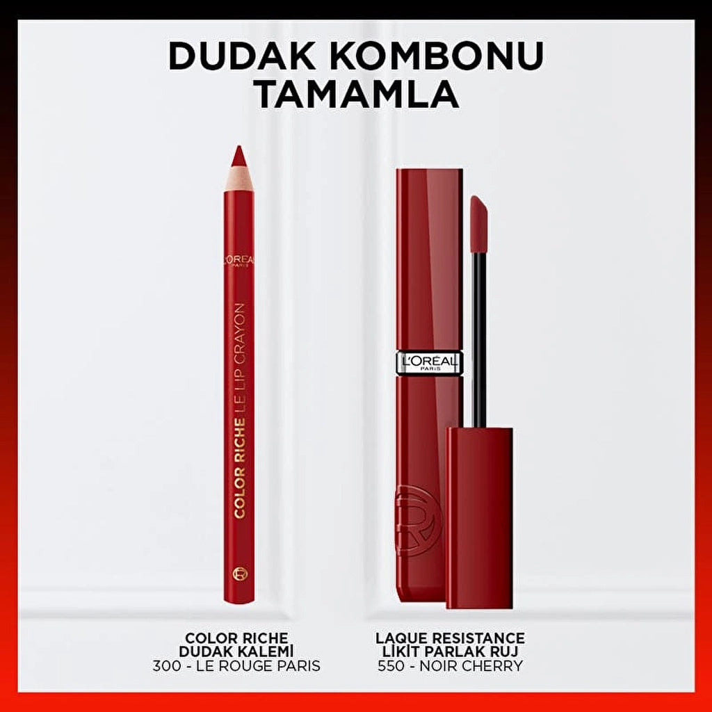 Loreal Paris Infaillible Laque Resistance Liquid Shiny Lipstick 550 Noir Cherry