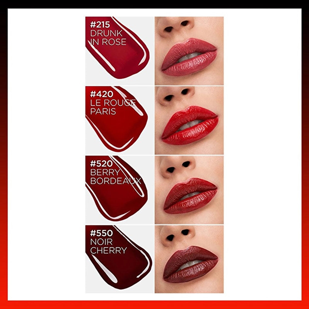 Loreal Paris Infaillible Laque Resistance Liquid Shiny Lipstick 550 Noir Cherry