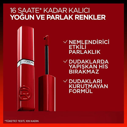 Loreal Paris Infaillible Laque Resistance Liquid Shiny Lipstick 550 Noir Cherry