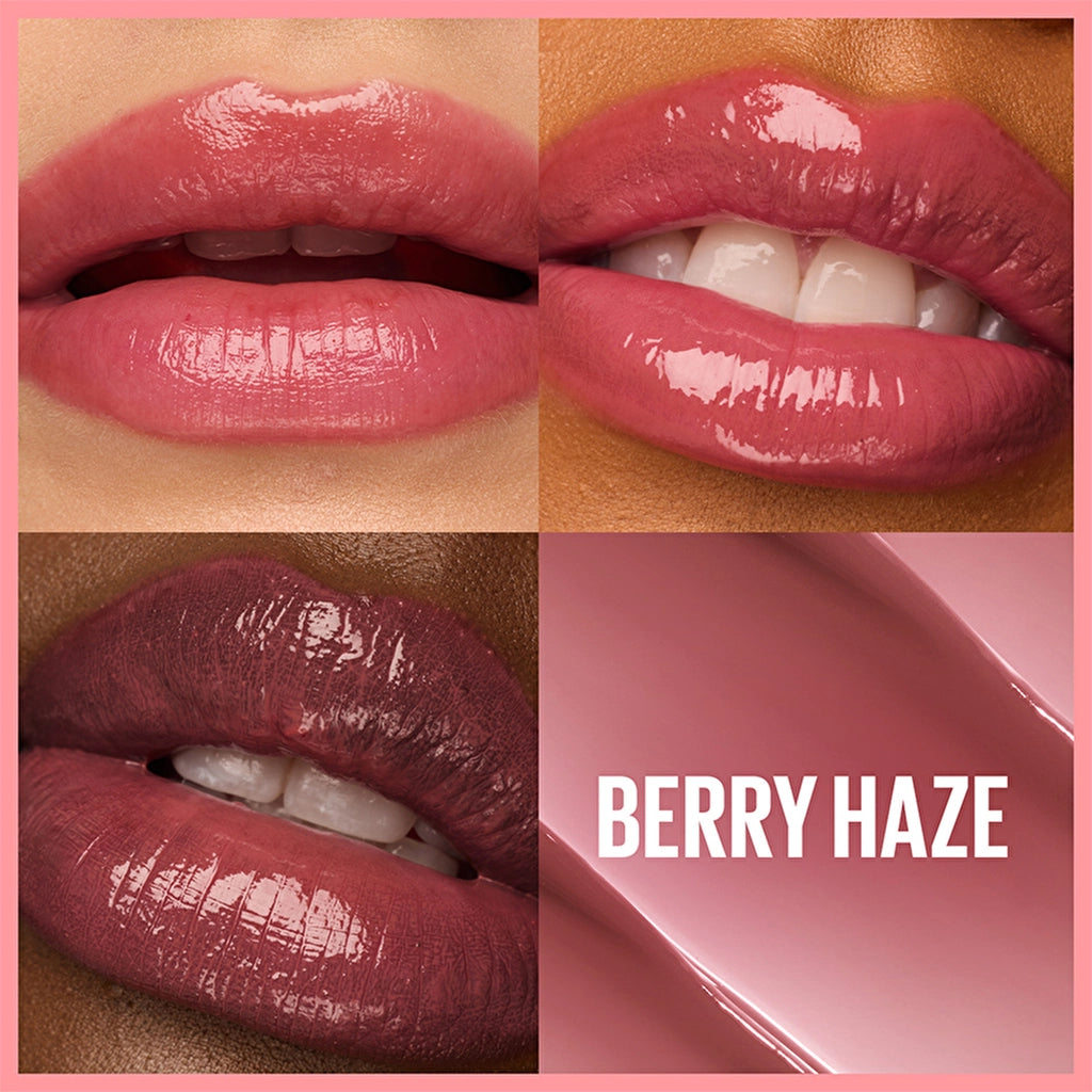 Maybelline New York Lifter Glaze Colored Lip Balm with Shea Butter and Hyaluronic Acid 07 Berry Haze