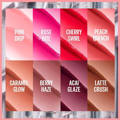 Maybelline New York Lifter Glaze Colored Lip Balm with Shea Butter and Hyaluronic Acid 07 Berry Haze