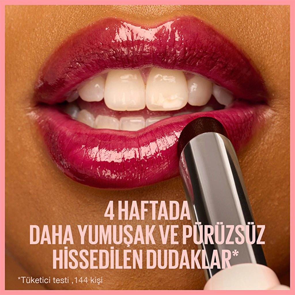 Maybelline New York Lifter Glaze Colored Lip Balm with Shea Butter and Hyaluronic Acid 04 Cherry Swirl