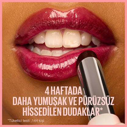 Maybelline New York Lifter Glaze Colored Lip Balm with Shea Butter and Hyaluronic Acid 04 Cherry Swirl