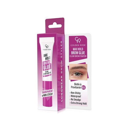 Golden Rose Max Hold Brow Glue Transparent Eyebrow Stabilizer