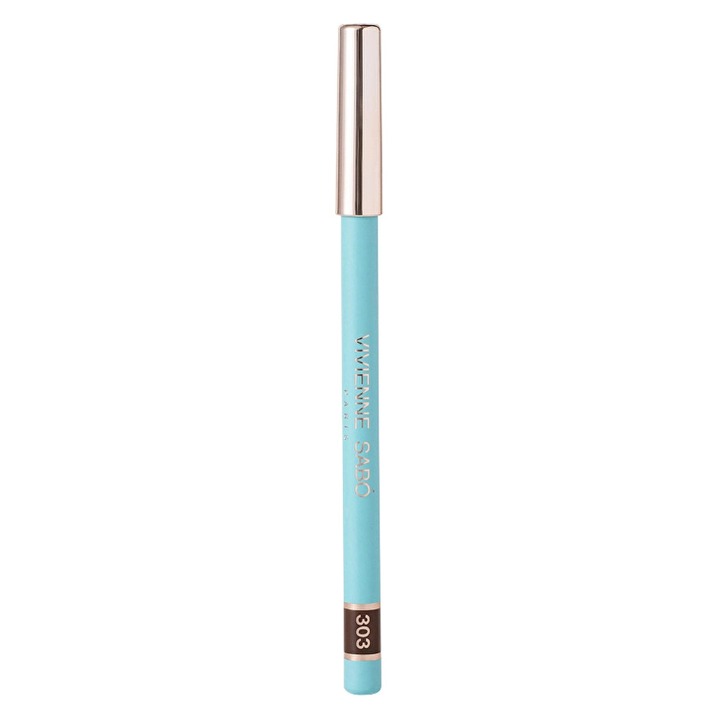 Vivienne Sabo Liner Flirteur Eye Pencil 309 Steel Blue - Smooth-Glide Pencil for Precise, Long-Lasting Definition