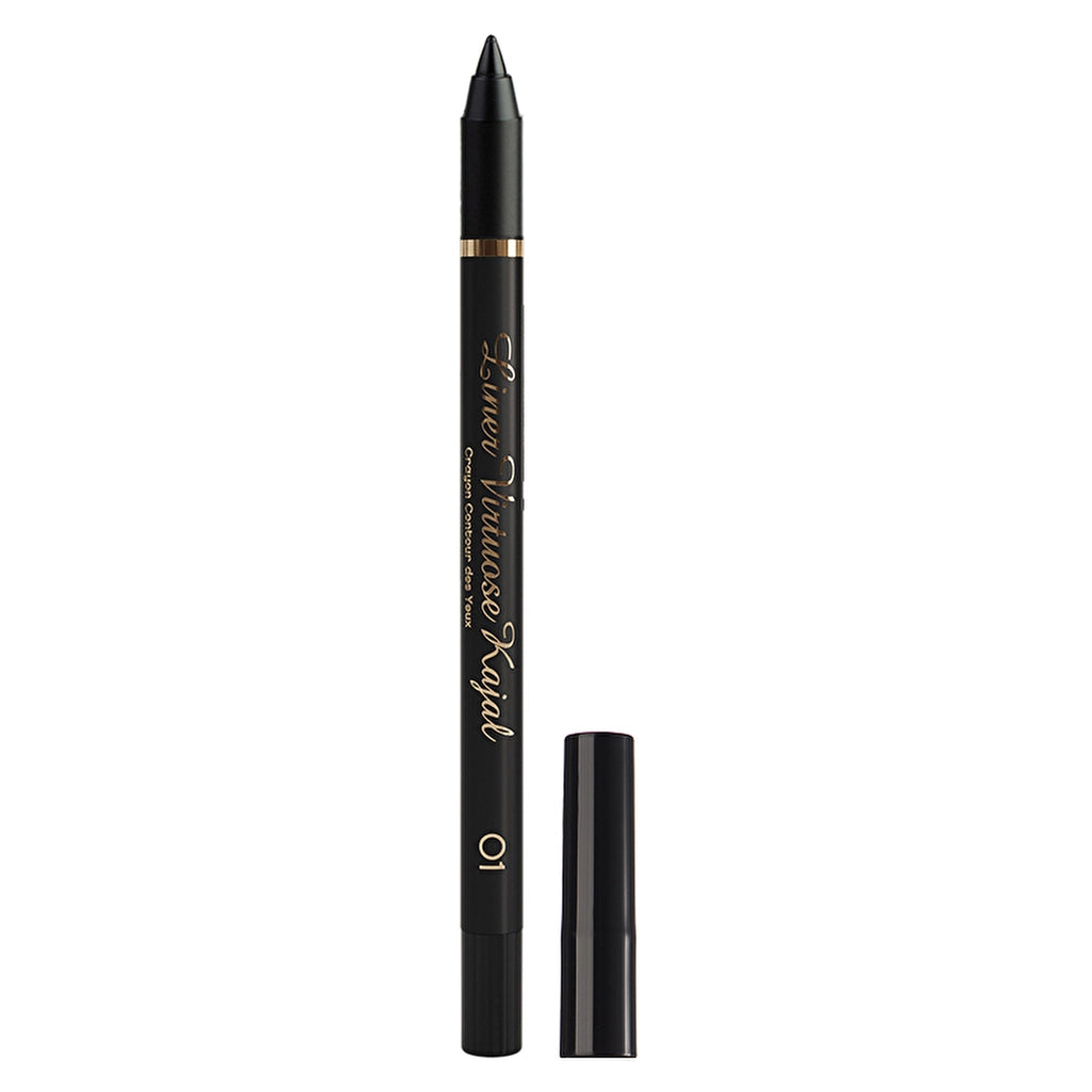 Vivienne Sabo Liner Virtuose Eye Pencil 01 Black - Long-Lasting Gel Kajal Eyeliner