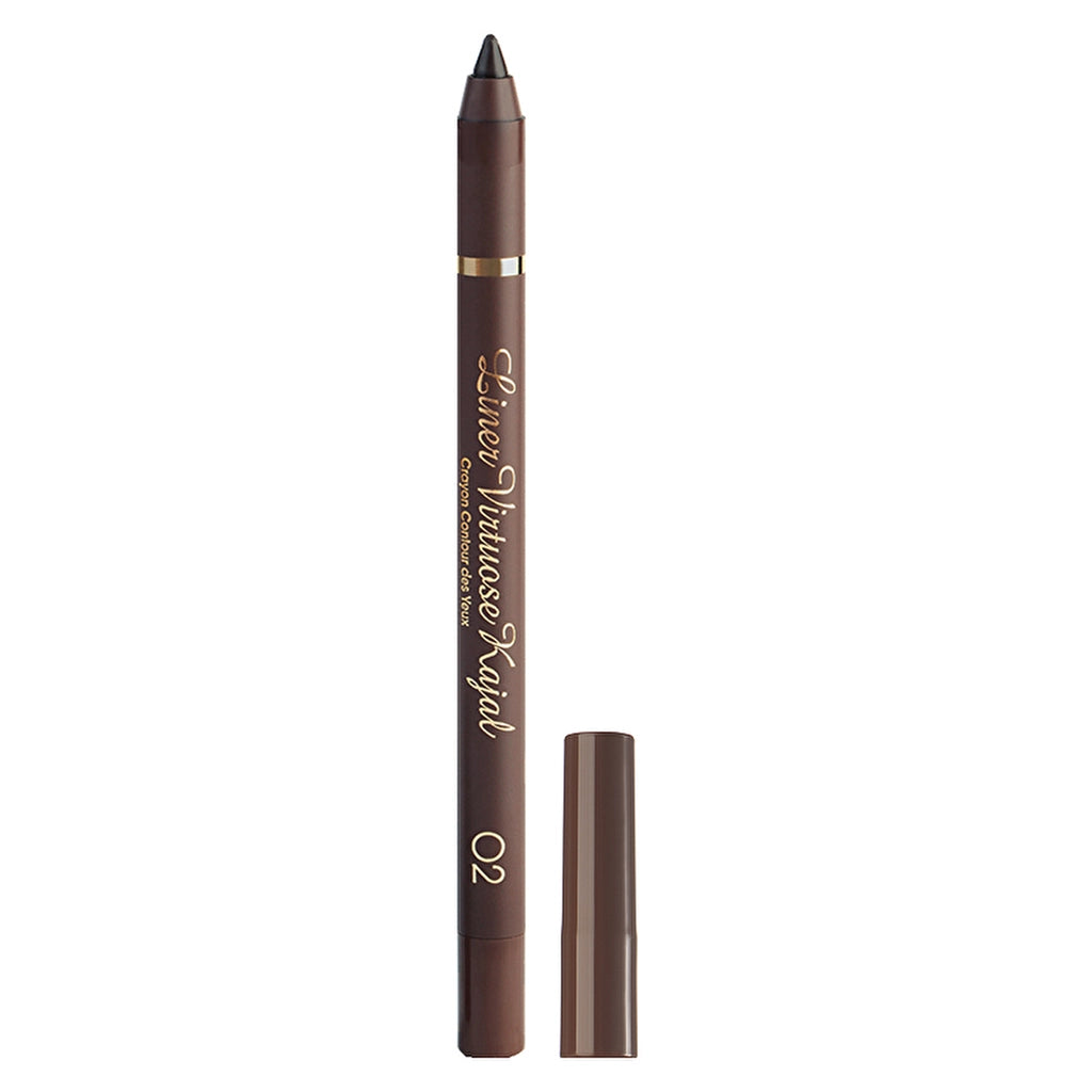 Vivienne Sabo Liner Virtuose Eye Pencil 02 Brown - Long-Lasting Gel Kajal Eyeliner