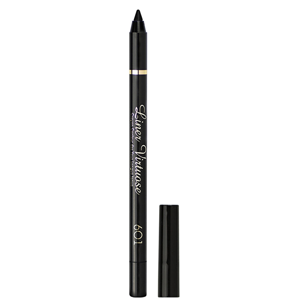 Vivienne Sabo Liner Virtuose Eye Pencil 601 Black - Long-Lasting, Smudge-Proof, Intense Color