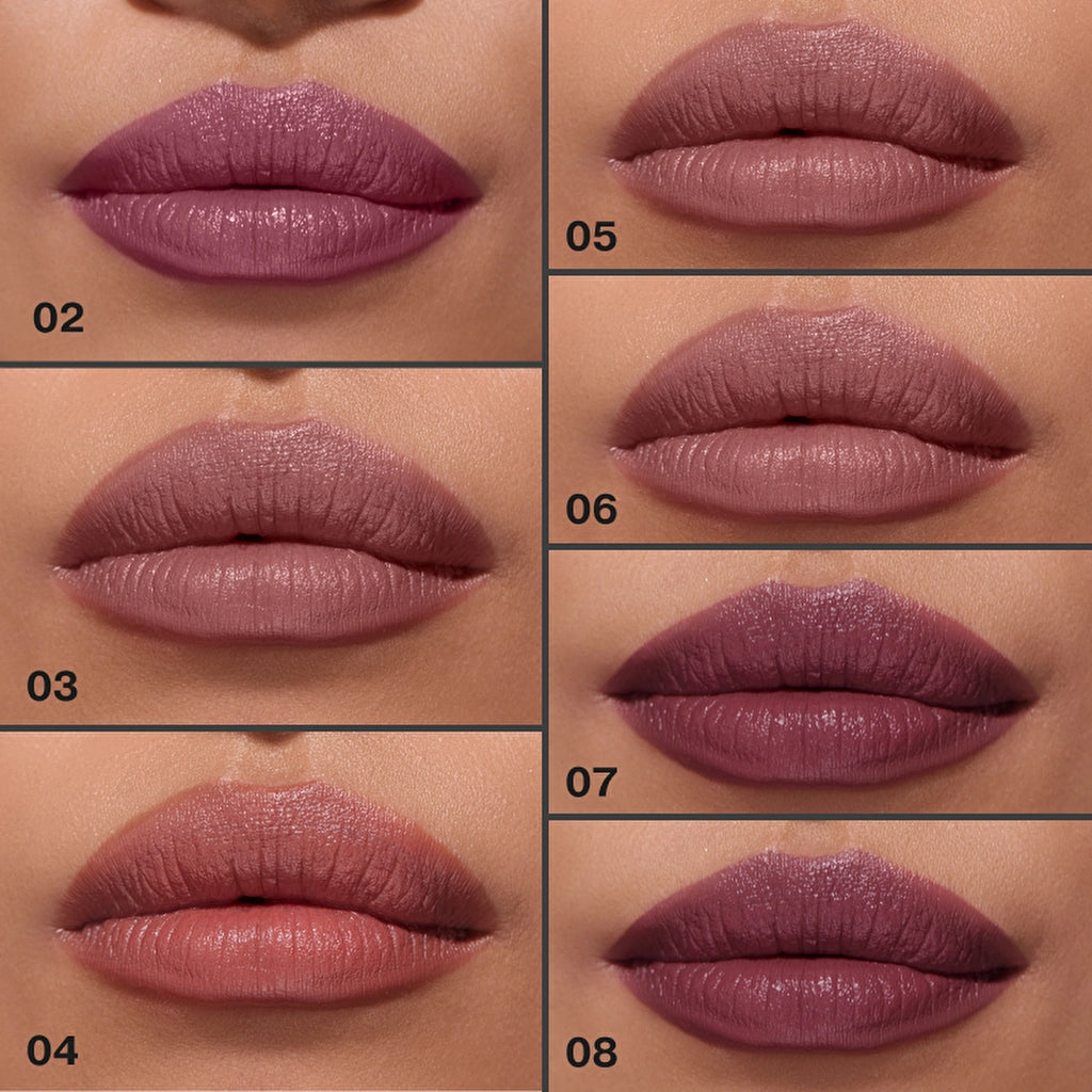 Stellary Hydrating Lipstick Cult Classic 05 Dark Caramel - Moisturizing Formula &amp; Satin Finish
