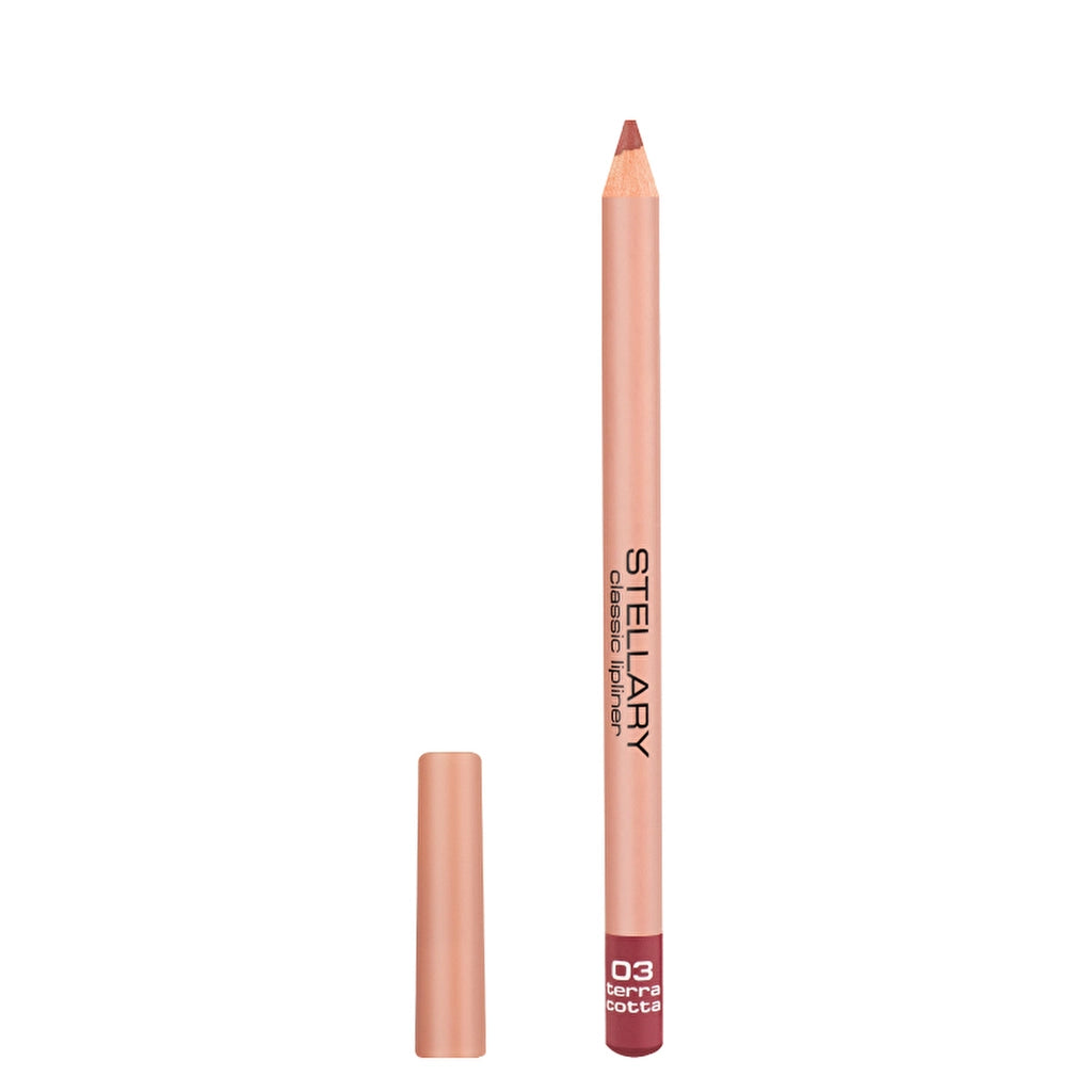 Stellary Lip Liner Lip Pencil 03 Terra Cotta - High Pigmentation &amp; Smooth Application