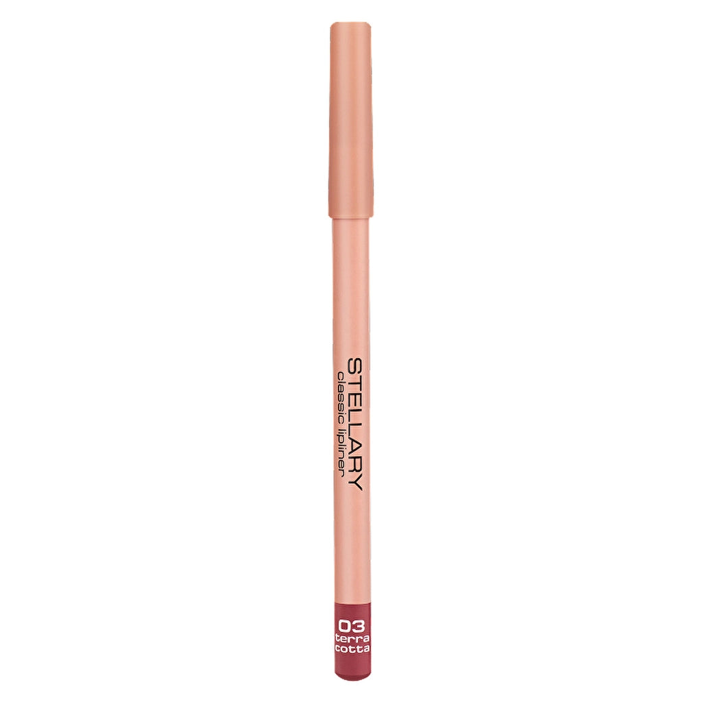 Stellary Lip Liner Lip Pencil 03 Terra Cotta - High Pigmentation &amp; Smooth Application