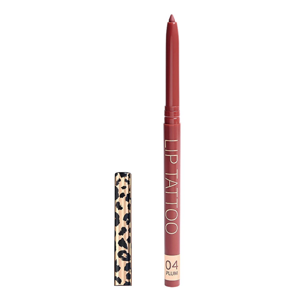 Stellary Automatic Lip Liner 04 Plum - Precise Application &amp; Matte Finish