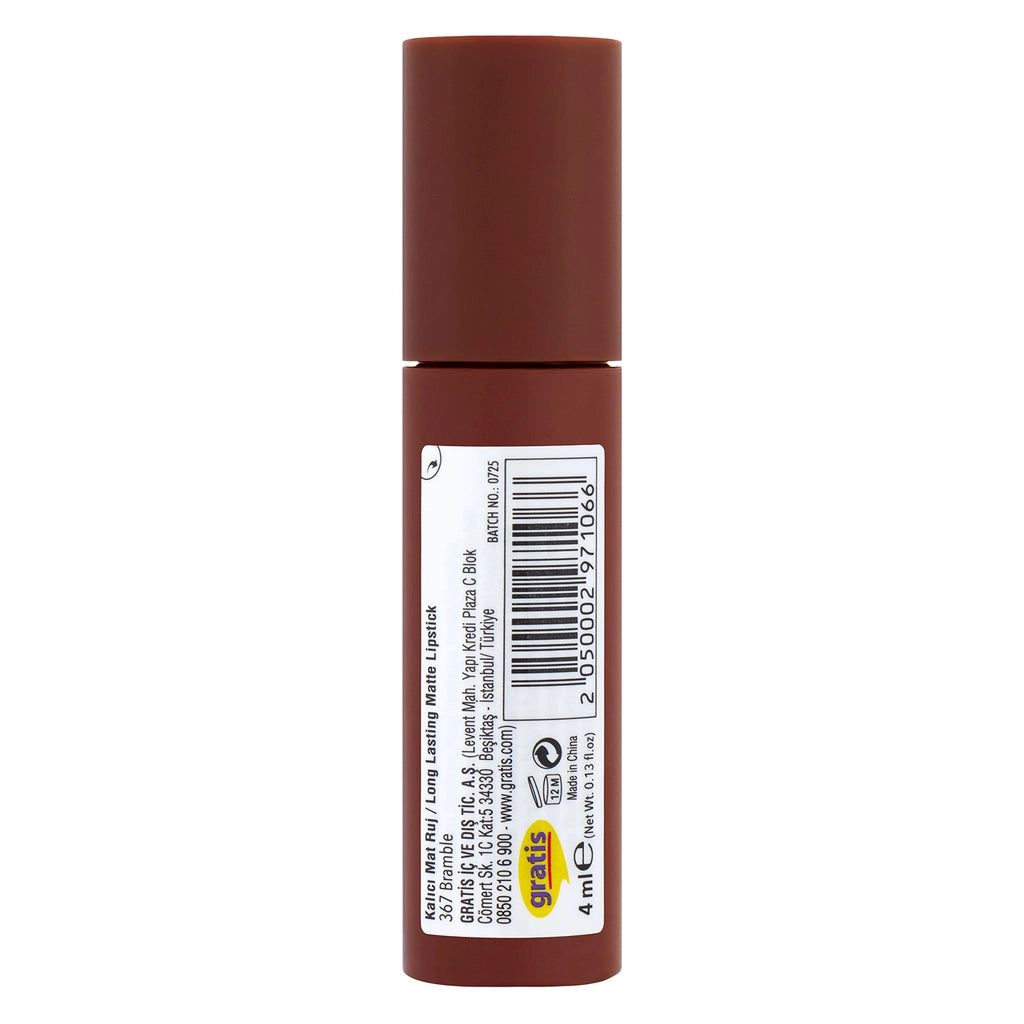 Beaulis Stay It Permanent Matte Lipstick 367 Bramble