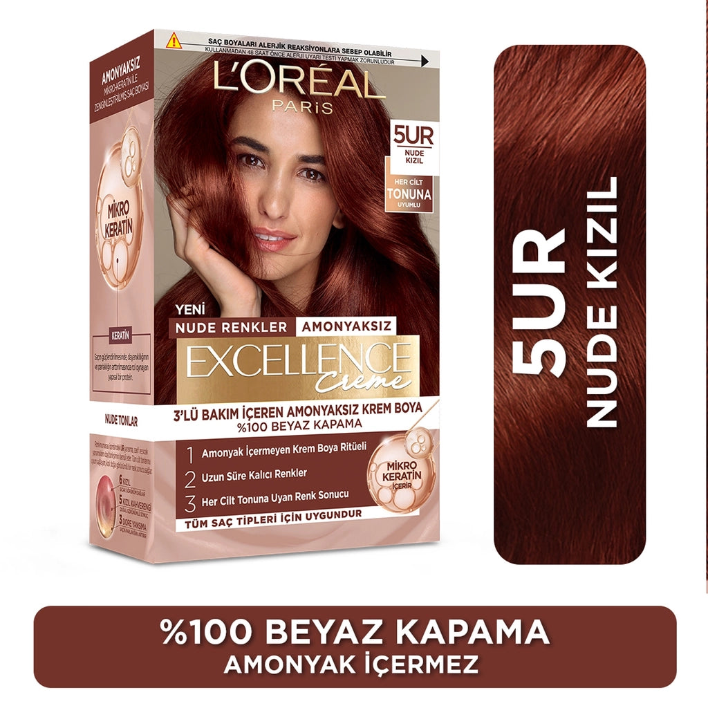Loreal Paris Excellence Creme Nude Colors Hair Dye - 10U Nude Light Blonde