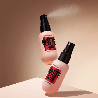 Stellary Mattifying Fixing Spray Matte Icon Makeup Fixing Spray - Long-Lasting Hold &amp; Shine Control