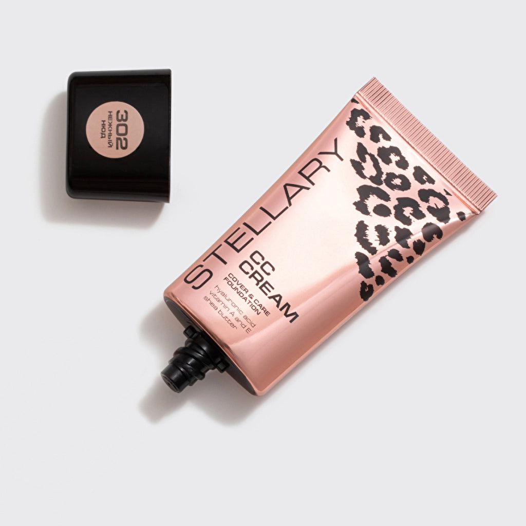 Stellary CC Cream 302 Soft Nude - Lightweight Coverage &amp; Skin Brightening