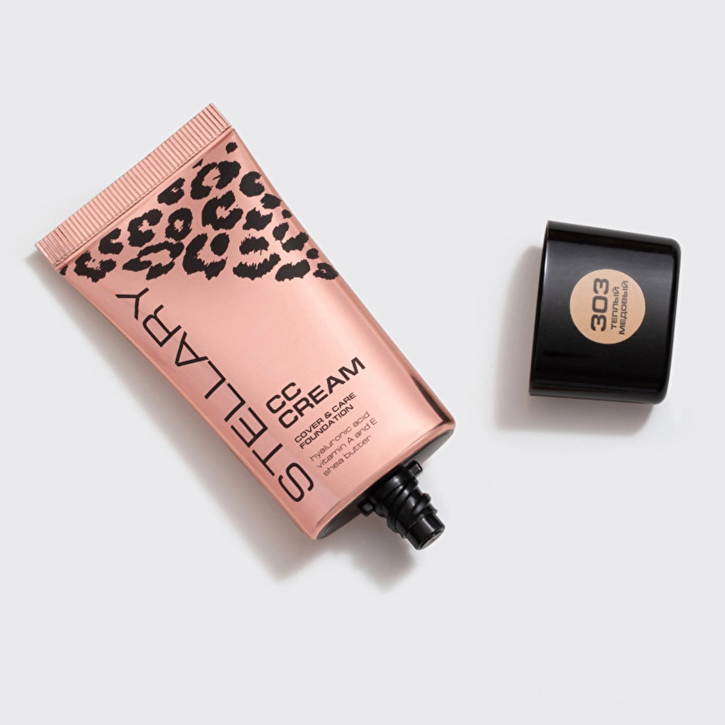 Stellary CC Cream 303 Warm Honey - Even Skin Tone &amp; Moisturizing Effect