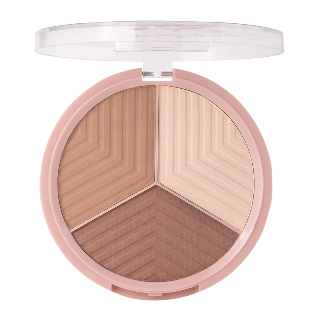 Stellary Face Sculptor 02 - 3in1 Palette Contour, Bronzer &amp; Powder