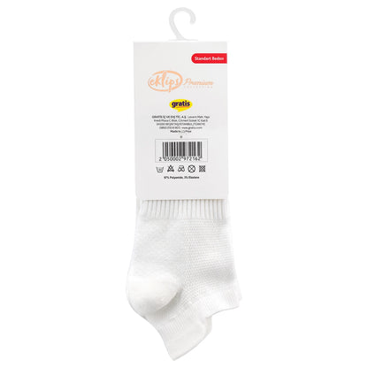 Eklips Premium Micro White Socks 2-Piece