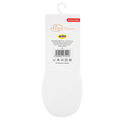 Eklips Premium Micro Blue White Ballerina Socks 2-pack