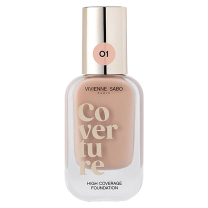 Vivienne Sabo Coverture High Coverage Foundation 02 Beige - Full Coverage &amp; Natural Matte Finish
