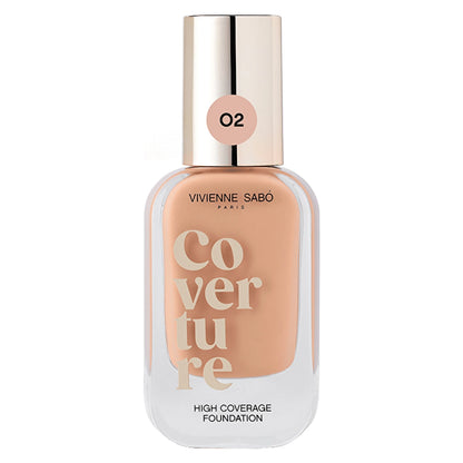 Vivienne Sabo Coverture High Coverage Foundation 02 Beige - Full Coverage &amp; Natural Matte Finish