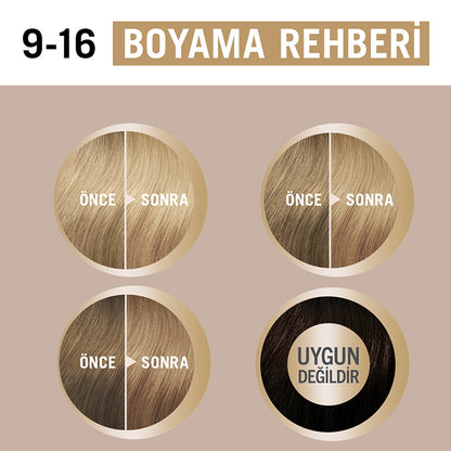 Schwarzkopf Creme Supreme Intensive Care Full Kit Hair Dye 9-16 Ashy Cold Blonde